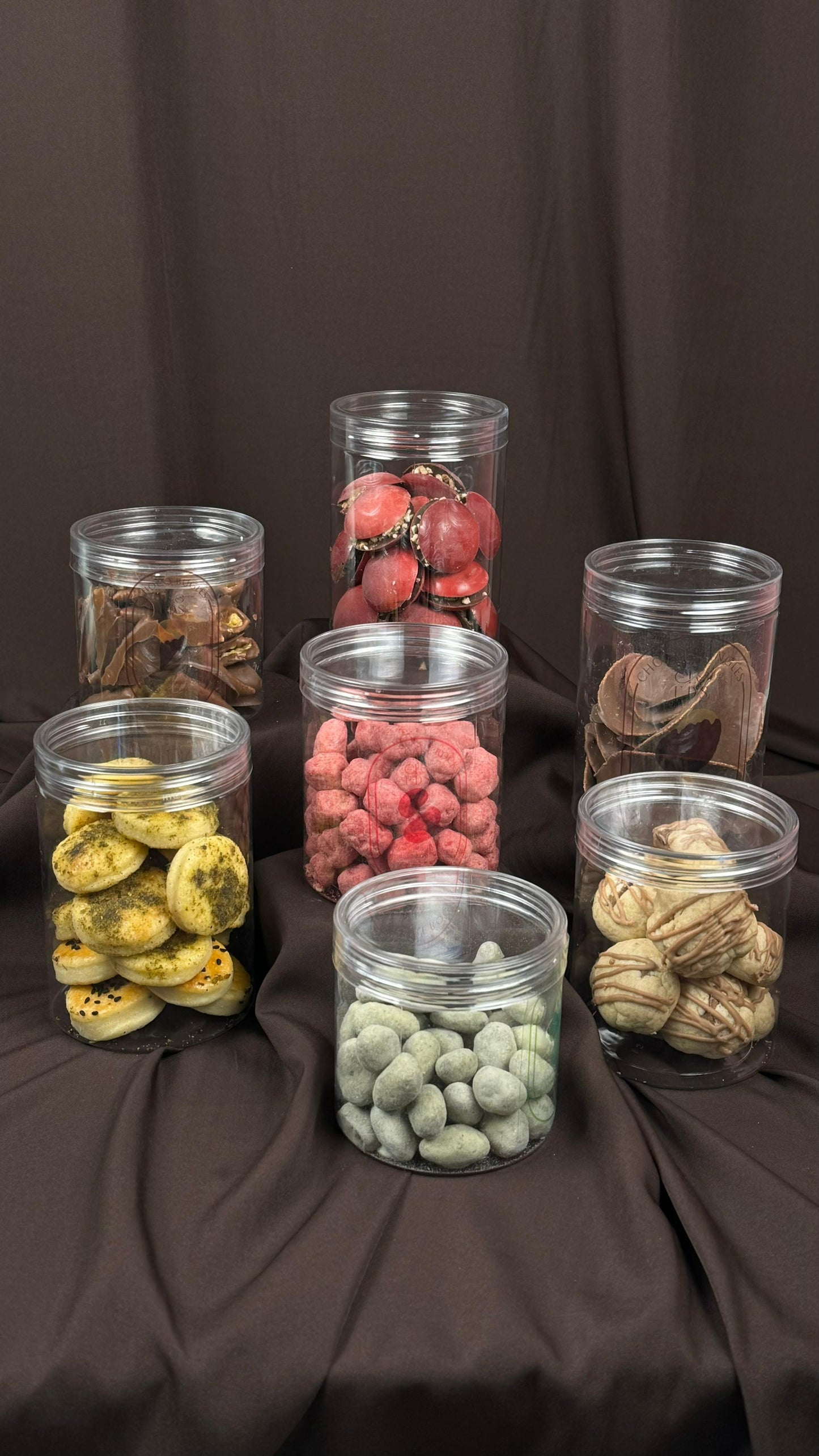 "ChocoHeaven Jars: A Symphony of Seven Sweet Sensations"