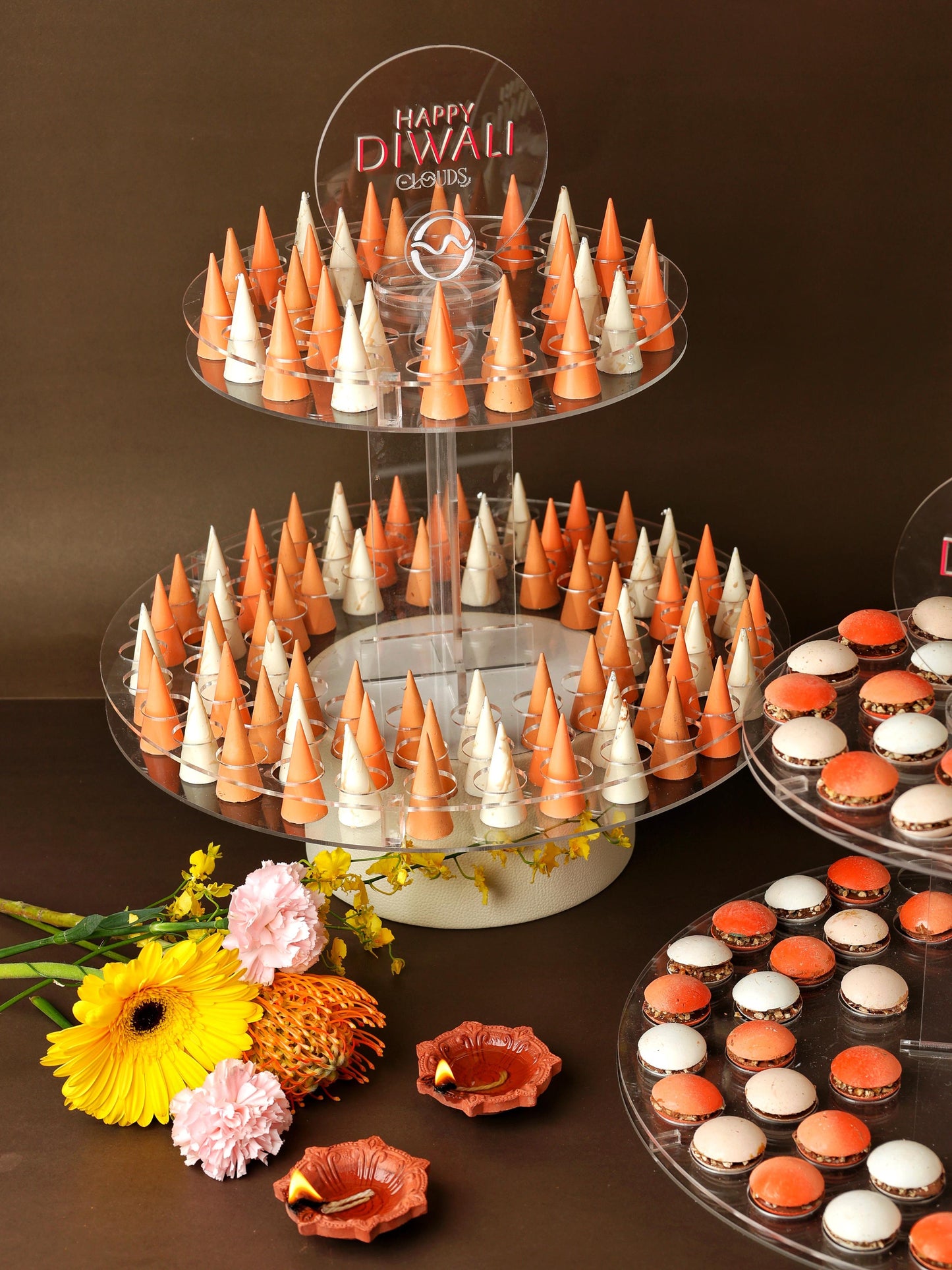 Diwali Cone Tray